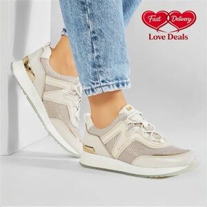 👟Michael Kors MK Pippin Mixed - Media Trainer Sneackers Women’s | Size 6M | NWB